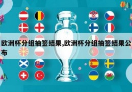 欧洲杯分组抽签结果,欧洲杯分组抽签结果公布